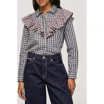Pepe Jeans Blusa chic con detalle de volantes