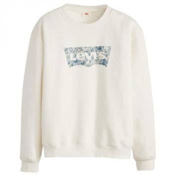 T-Shirt ras de cou Levi's Everyday logo Crème-Blanc féminin