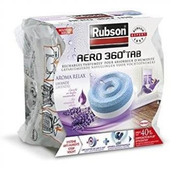 Rubson 1 Recharge Absorbeur d'Humidité Aero 360° Lavande