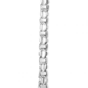 50 cm Käfigkette aus 925/