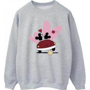 Sudadera Mickey Mouse para Mujer con Estampado Automovilístico