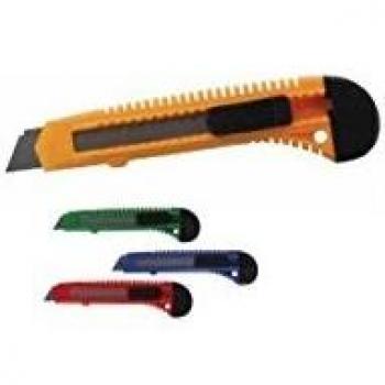 Taglierino Professionale 18mm con Blocca Lama, Colore Giallo Scuro