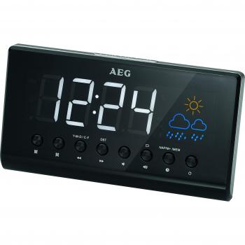 Wetterstation + Projektion: AEG MRC 4141 P Uhrenradio