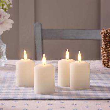 BrightCycle TruGlow Rechargeable Votive Candles