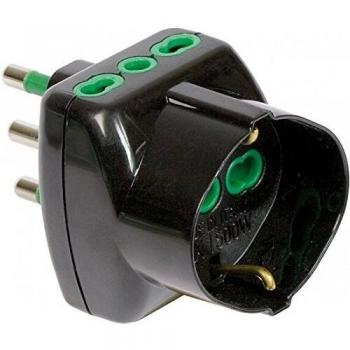 Fanton adattatore da S17 a 1P40 + 2P17/11 verticale nera fanton 82241