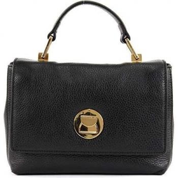 Liya Coccinelle Schwarze Handtasche – 28 × 19 cm, Rucksack-Style