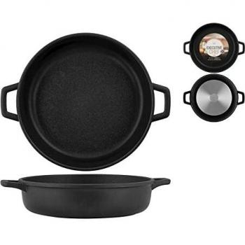 Tegame Antiaderente 32 cm con Manici in Alluminio