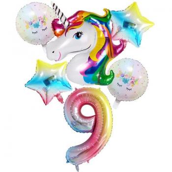 Children's Unicorn Themed Party Balloons
