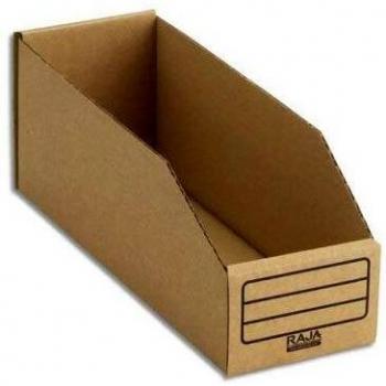 Lot de 50 bacs à bec en carton brun