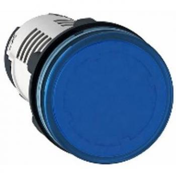 Bouton de Signalisation LED Bleu IP65