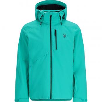 Teal Green Spyder Tripoint Jacket for Men