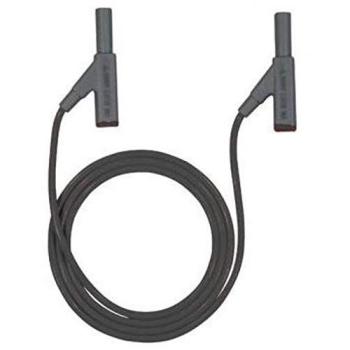 Beha Amprobe 307121 Safety Test Lead – 4 mm Plug, 1 m Long, Black (Single Piece)