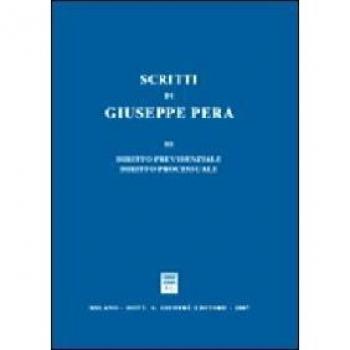 Scritti di giuseppe pera.: Vol. 3