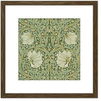 William Morris Pimpernel 8x8 Framed Patterned Print
