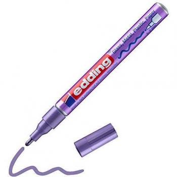 Edding 751 Marqueur peinture brillante violet métallisé