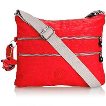 Rot‑Schultertasche für Frauen von Kipling Alvar – Coral Rose Combo 05W