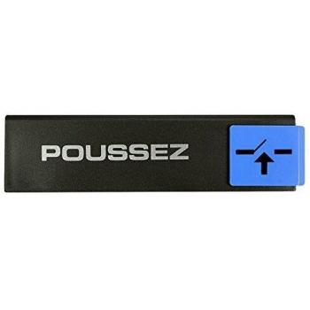 Plaque d'indication POUSSEZ 175x45 mm