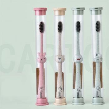 Degradable Children's Toothbrush with Cartoon Design