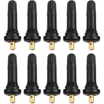 VODOOL 10Pcs Snap In Tire Valve Stems for TPMS