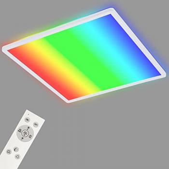 Dimmable White LED Ceiling Lamp RGBW 42x42cm