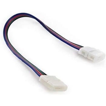 Connettore per Striscia LED SMD5050 10Mm RGB 4 Vie Doppio 12/24VDC