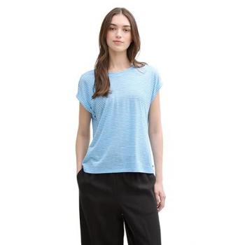 TOM TAILOR Denim Damen T-Shirt im Streifenlook