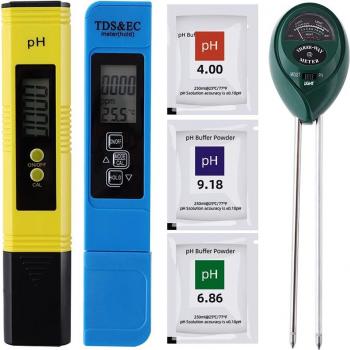 TerraMate 3000: Testeur numérique complet PH/TDS/sol