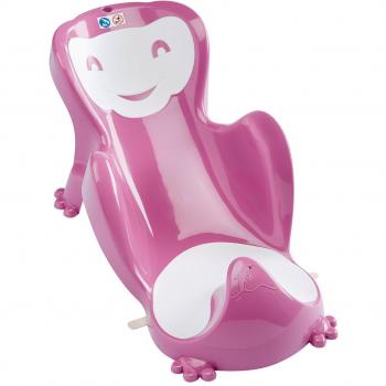 Babycoon Bain Transat Thermobabys Rose Orchidée Soft Blanc