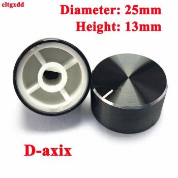 Aluminum Alloy 25mm Potentiometer Control Knob (D-axis)