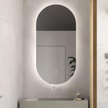Espejo de Baño Ovalado Konughs XL con Luz LED