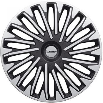 Set de 4 Tapacubos Michelin 14” Soho S/B (Ref. 009028) – Colores Plata y Negro