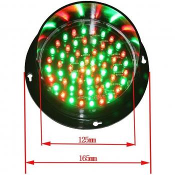 DC12V 125mm Red Green LED Signal Light