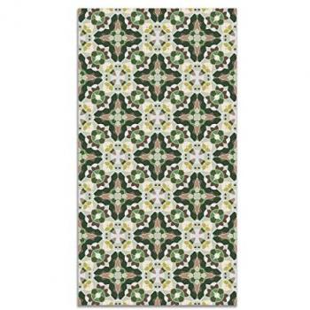 Tapis Vinyle Style Turquoise
