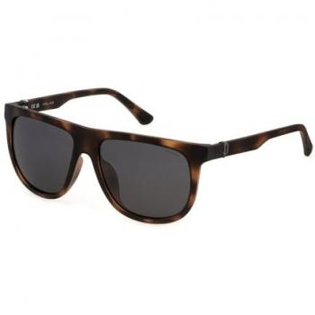 Police Polarized Sunglasses, Unisex, Brown, Size: 59 MM
