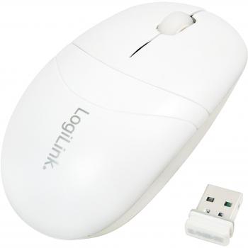 LogiLink ID0068 Optische Mini Funkmaus (2,4GHz, 1000dpi) weiß