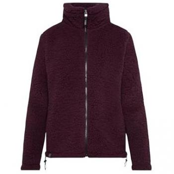 SOCCX lila Sweatjacke, Damen, mit verstellbarem Gummizug
