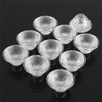 Durable 10Pcs/set 20mm LED Lens Reflector for E27 MR16 GU10