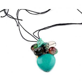 K1646 Turquoise Gemstone Necklace – Lily’s Collection