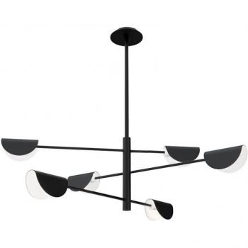 Lampada da Soffitto Toolight APP1261‑6CP Black E14