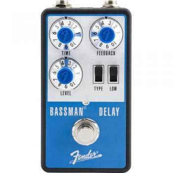 Blue Fender Bassman 2346‑12000 Delay Pedal