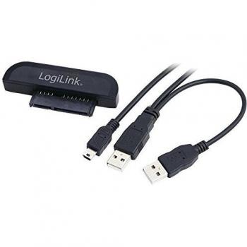 LogiLink AU0011 USB SATA Negro adaptador de cable