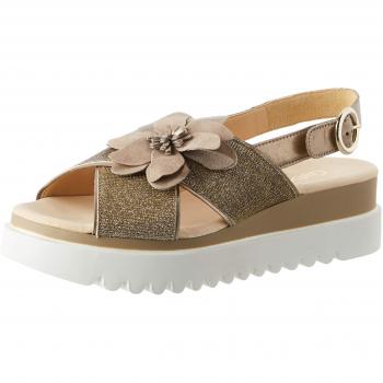 Gabor Schuhe Damen Jollys Sandalen, Platino/Mutaro 62, 39 EU