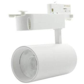 Foco LED 30W Negro Trifásico para Carril