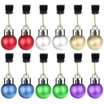 Pendentifs lumineux pour barbe de Noël