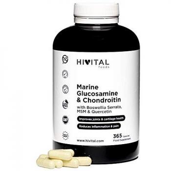 Glucosamina con Condroitina Hivital – 10 × 365 Cápsulas (12 Meses de Suplemento)
