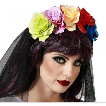 Diadema Decorativa con Flores ATOSA