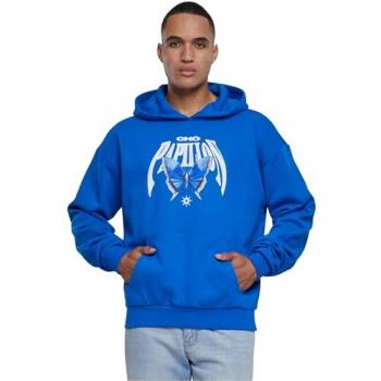 Hoodie homme bleu vif