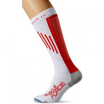 Odlo Muskelkraft Light Extra-Lange Socken Weiß – Bittersweet 36 / 38