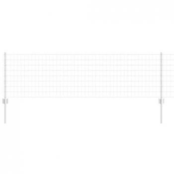 Conjunto Reja Euro Plateada 10m x 0.6m – Acero Vidaxl