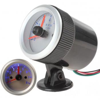 Luz Indicadora Tacómetro Automotriz Azul con Taza de Soporte